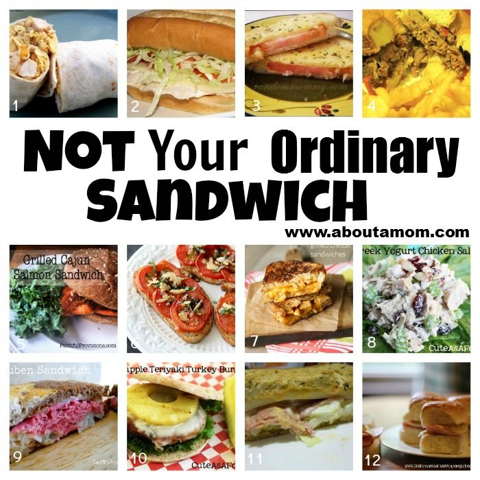 Not Your Ordinary Sandwich Recipes