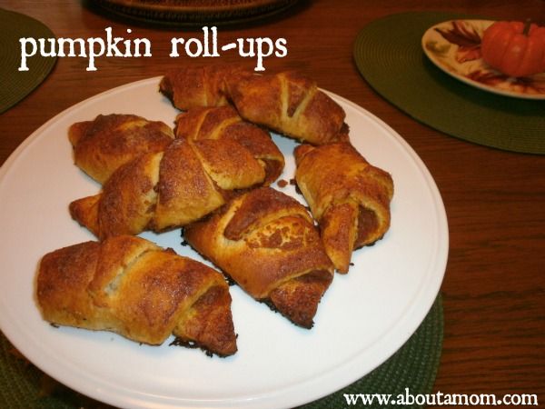 Pumpkin Roll-Ups Recipe at About A Mom