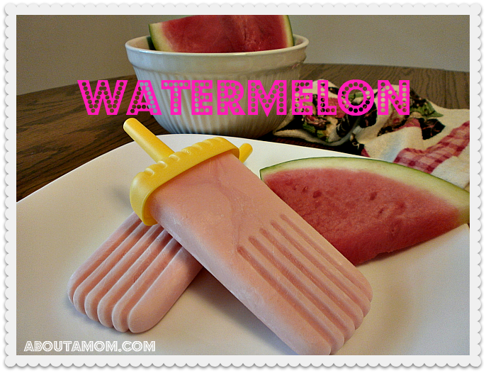 watermelon yogurt popsicles