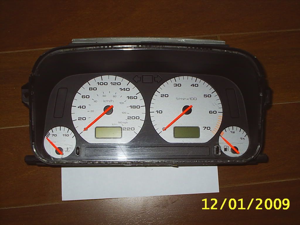 FS Mk3 silver face gauge cluster VW Vortex Volkswagen Forum