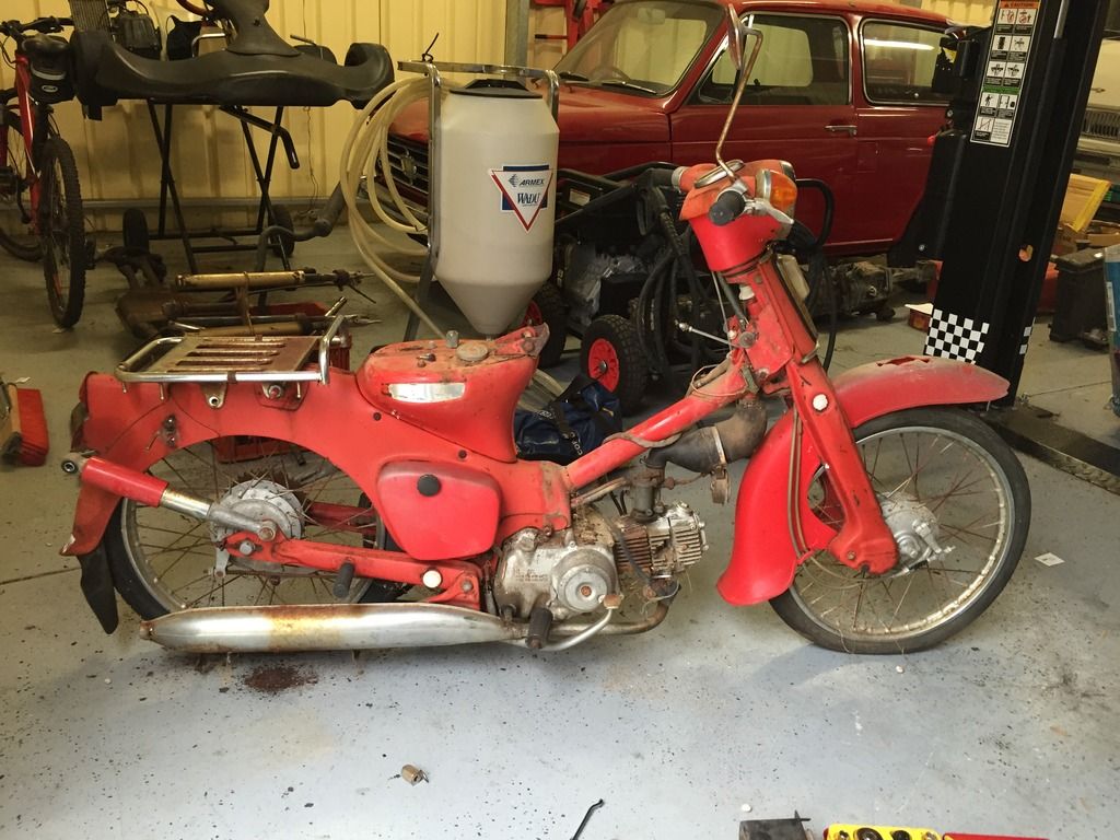 Matt's Honda Super Cub C70 Two Wheels oldschool.co.nz