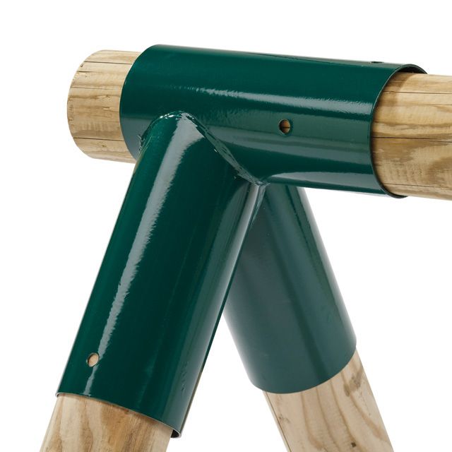 Garden Swing Bracket Right Angle Corner Childrens wooden garden swing