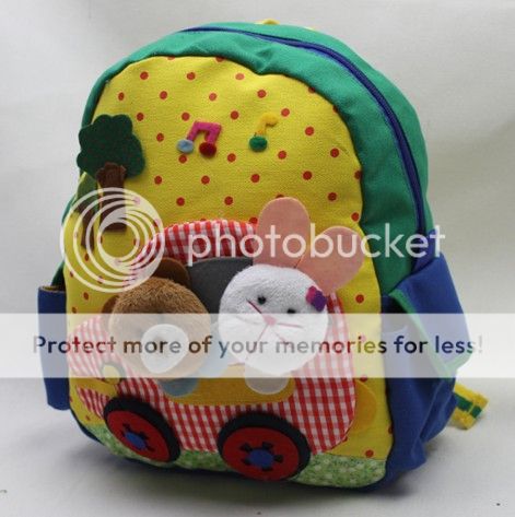 Lovely Cartoon Animal Handmade Crafting School Bag Kids Toddlers Baby Backpack