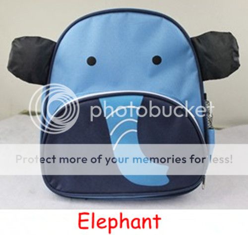 New Lovely Cartoon Animals Baby Toddlers Child Kids Backpack School Bags