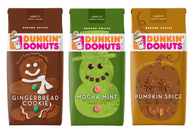 Dunkin Donuts Seasonal Coffee