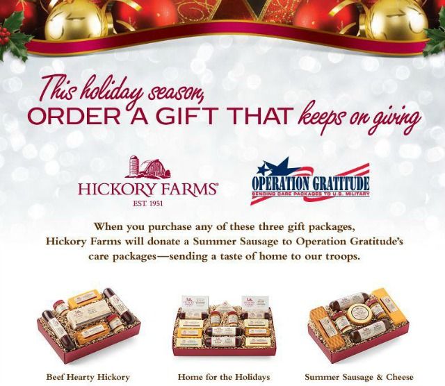 Hickory Farms - Gifts that Give Back