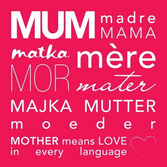 Say Happy Mother's Day in Many Different Languages - About ...