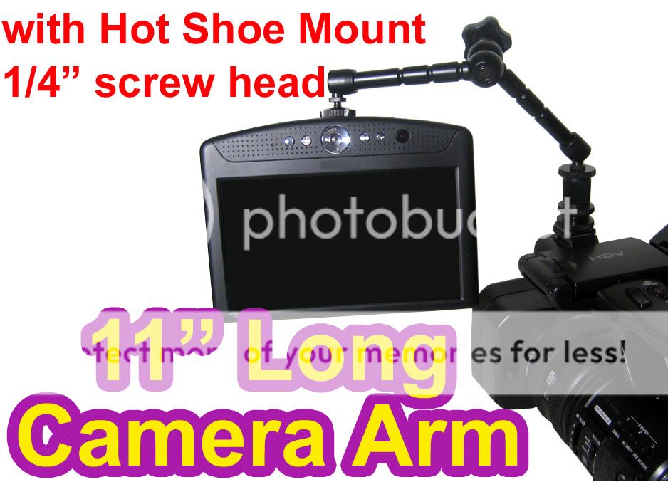 New 11 long arm for lilliput 7 667 668 669 Monitor to DSLR Camera