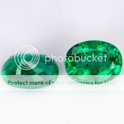 27 cts Natural Top Emerald Oval Cut Pair Zambia 2 Pcs  